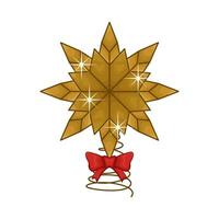 christmas lamp snowflake illustration vector