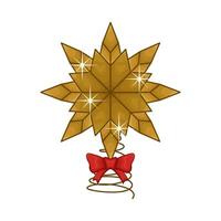 christmas lamp snowflake illustration vector