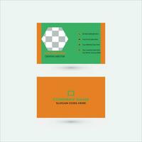 sencillo negocio tarjeta diseño. vector
