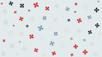 shape pattern organic colorfull background vector