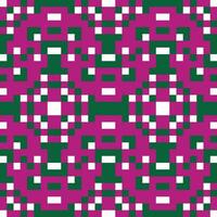 a pixelated pattern in purple and green vector