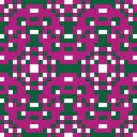 a pixelated pattern in purple and green vector