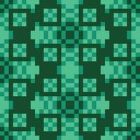 a green and black pattern with squares vector