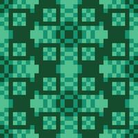 a green and black pattern with squares vector