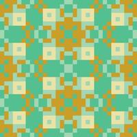 a green and orange square pattern with squares vector