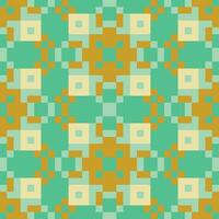 a green and orange square pattern with squares vector