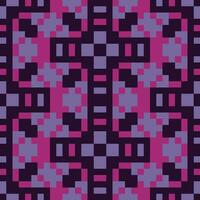 a pixelated pattern in purple and black vector