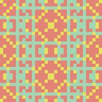 a colorful pattern with squares and squares vector
