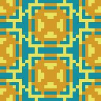 a pattern with squares in blue and yellow vector