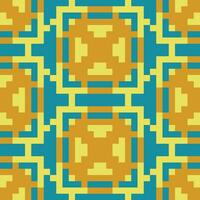 a pattern with squares in blue and yellow vector