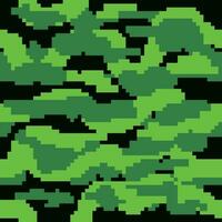 green camouflage pattern on a black background vector