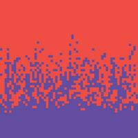 a pixelated image of a red and purple background vector