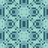 a blue and black pixel pattern background vector