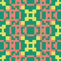 a green and yellow pattern with squares vector