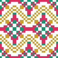 a colorful pattern with squares and diamonds vector
