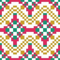 a colorful pattern with squares and diamonds vector