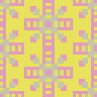 a yellow and pink geometric pattern vector