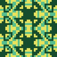 a green and yellow pattern with squares vector