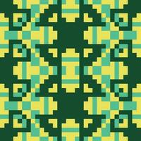 a green and yellow pattern with squares vector