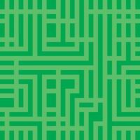 a green maze pattern with squares vector