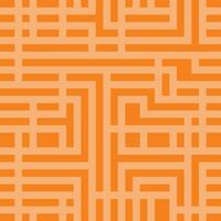 an orange maze pattern with squares and lines vector