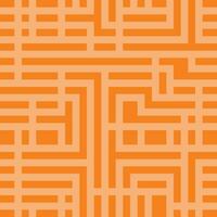 an orange maze pattern with squares and lines vector