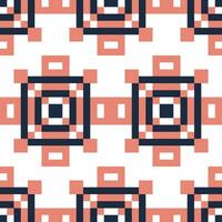 a pattern with squares and squares in pink and blue vector