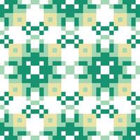 a green and white pixel pattern vector