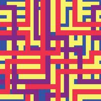 a colorful abstract pattern with squares and lines vector