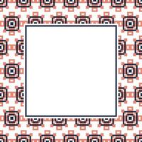 an abstract pattern with a square frame vector