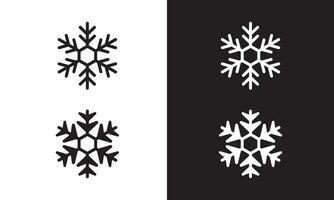 The snowflake icon is suitable for winter themes vector