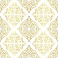 vector seamless pattern. geometrical maori style. Gold on white background