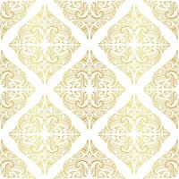 vector seamless pattern. geometrical maori style. Gold on white background