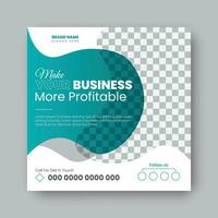 Modern minimalist business web banner design. vector