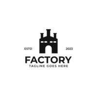 Factory Logo Design Concept Vector Illustration Symbol Icon