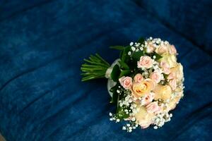 wedding bouquet of the bride photo