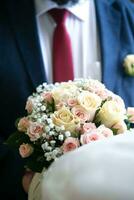 wedding bouquet of the bride photo