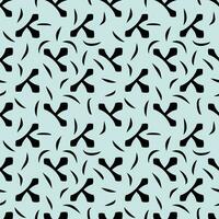 Abstract vector art with black and white seamless monochrome lines pattern