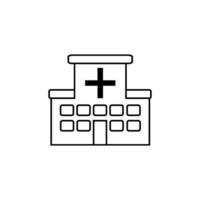 hospital icon vector