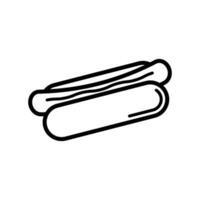 hot dog icon design vector