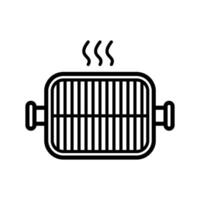 grill icon design vector