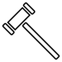 vector icono de martillo