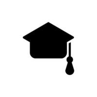 graduation hat icon vector