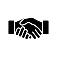 handshake icon design vector template