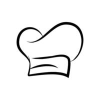 hat  chef icon vector template