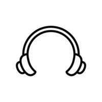 headphone icon design vector template