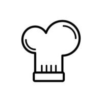 hat  chef icon vector template