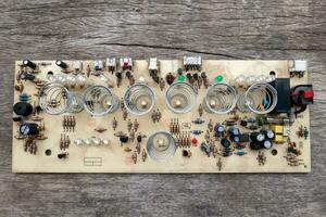 Electrical panel system of power supply photo