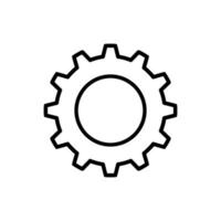 gear icon vector