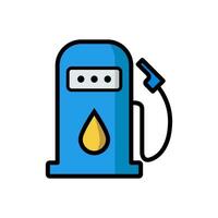 gasoline pump icon design vector